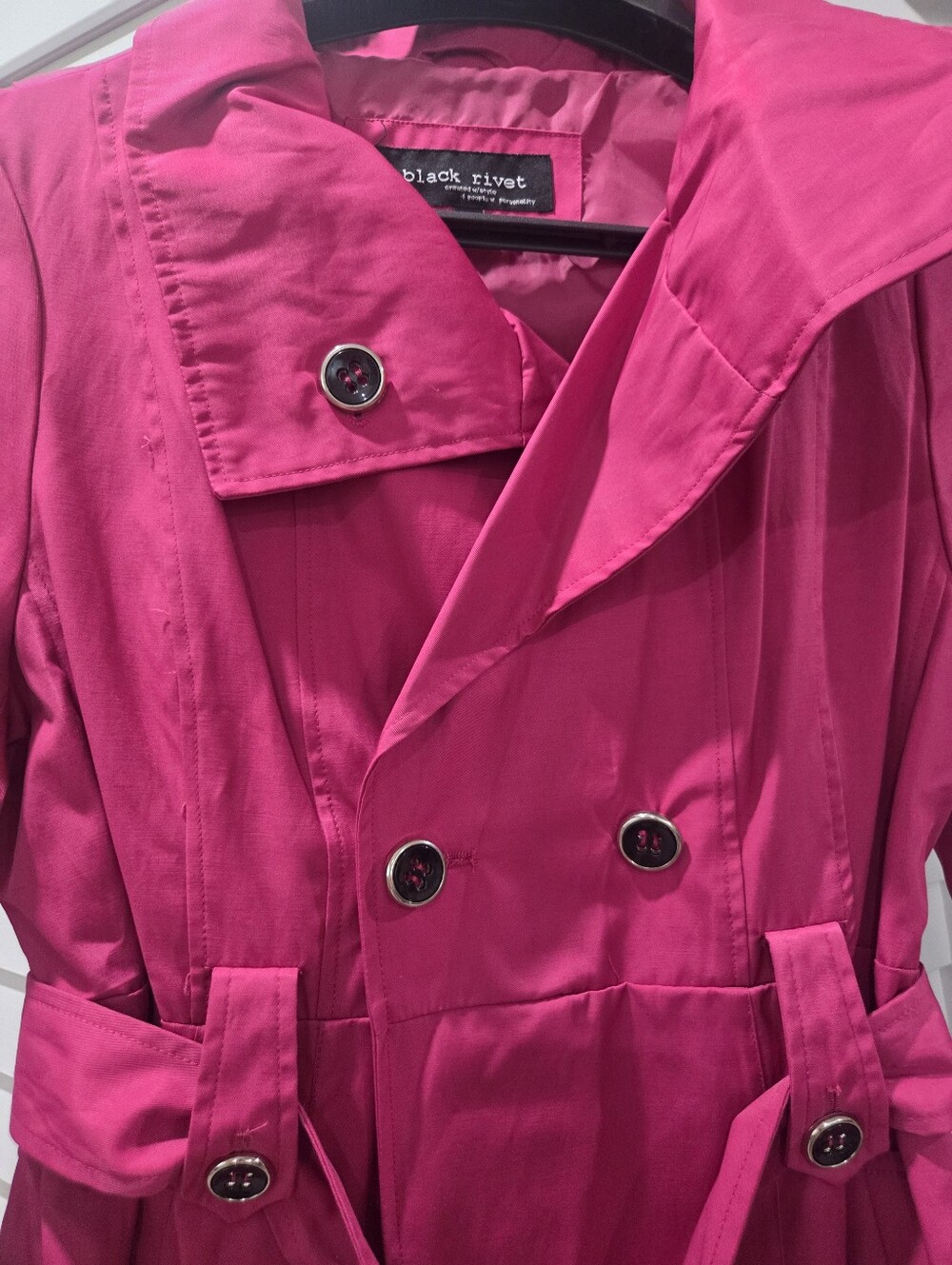Black Rivet Coat - Picture 9 of 9